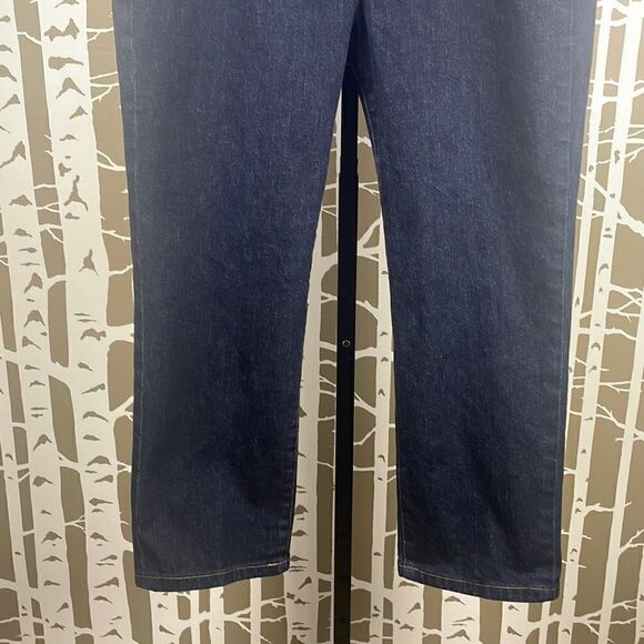 Lauren Ralph Lauren Dark Wash Classic Straight Ankle Jeans sz 14 - Picture 7 of 10